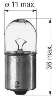 Лампа накаливания, фара дальнего света; Лампа накаливания, основная фара; Лампа накаливания BERU 324101HD (фото 1)