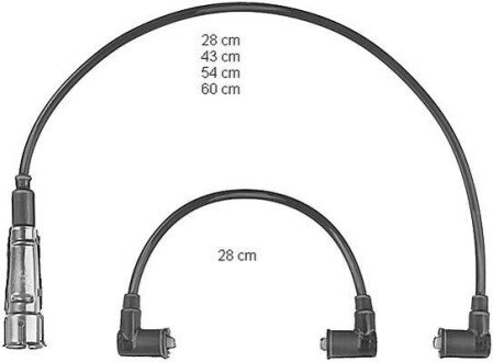 Фото автозапчасти високовольтні дроти (набір) BERU ZE590