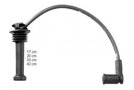 Комплект кабелів запалювання BERU ZEF1549