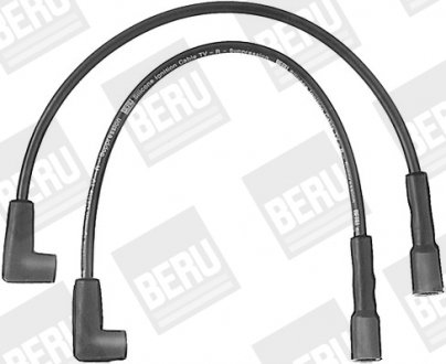 Комплект кабелю запалювання OPEL ASTRA F, KADETT E, KADETT E COMBO, MANTA B 1.2/1.3/1.6 08.79-01.98 BERU ZEF 574 (фото 1)