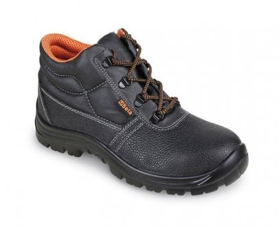 Рабочая обувь BASIC, размер: 39, категория безопасности: S1P, SRC, материал: кожа, цвет: черный, подносок: стальной BETA BE7243BK/39 (фото 1)