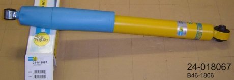 Задний спортивный амортизатор (B6, газ) FORD SIERRA I, SIERRA II 1.3-2.9 08.82-02.93 BILSTEIN 24-018067 (фото 1)