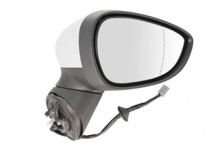 Боковое зеркало правое (электрическое, асферическое, хром, загрунтованное) FORD B-MAX 10.12-09.17 BLIC 5402-03-2001180P