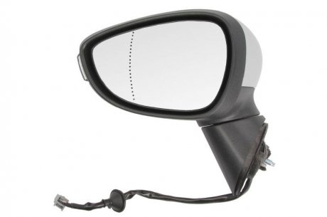 Боковое зеркало левое (электрическое, асферическое, обогрев, хром, загрунтованное) FORD B-MAX 10.12-09.17 BLIC 5402-03-2001181P
