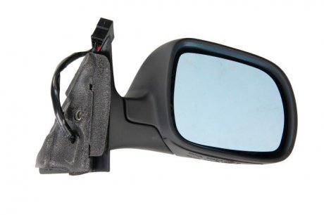 Зовнішнє дзеркало заднього виду права (електричне, опукле, обігрів, блакитне скло, чорний корпус) AUDI A4 B5 11.94-09.01 BLIC 5402-04-1121583P