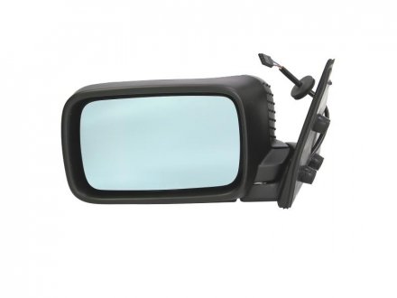 Зовнішнє дзеркало заднього виду лівий (електричне, плаский, блакитне скло, загрунтоване) BMW 3 09.90-08.00 BLIC 5402-04-1127285P