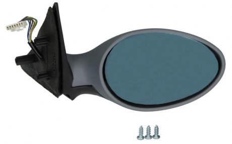 Зовнішнє дзеркало заднього виду права (електричне, опукле, обігрів, блакитне скло, загрунтоване, з датчиком температури) ALFA ROMEO 156 09.97-05.06 BLIC 5402-04-1129273P