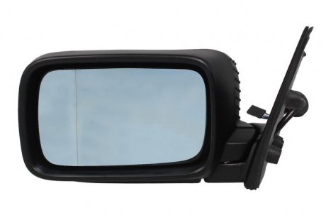 Зовнішнє дзеркало заднього виду лівий (електричне, асферичне, обігрів, блакитне скло, загрунтоване) BMW 3 E36 09.90-08.00 BLIC 5402-04-1139284P (фото 1)