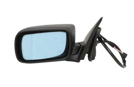 Зовнішнє дзеркало заднього виду лівий (електричне, асферичне, блакитне скло, загрунтоване) BMW 3 02.98-09.06 BLIC 5402-04-1151829P (фото 1)