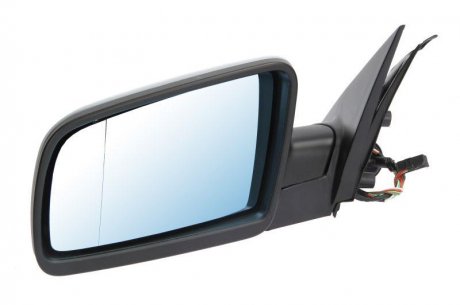 Зовнішнє дзеркало заднього виду лівий (електричне, асферичне, обігрів, блакитне скло, загрунтоване) BMW 5 E60, E61 07.03-12.10 BLIC 5402-04-1191825P