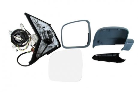 Зовнішнє дзеркало заднього виду лівий (електричне, асферичне, обігрів, загрунтоване) Volkswagen TRANSPORTER 04.03-11.09 BLIC 5402-04-9239985P (фото 1)