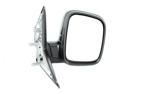 Зовнішнє дзеркало заднього виду права (ручне, опукле, хром) Volkswagen TRANSPORTER 04.03-11.09 BLIC 5402-04-9292985P (фото 1)