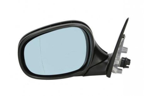 Наружное зеркало заднего вида левое (электрическое, асферическое, обогрев, голубое стекло, загрунтованное) BMW 3 08.08-05.12 BLIC 5402-05-021361P (фото 1)