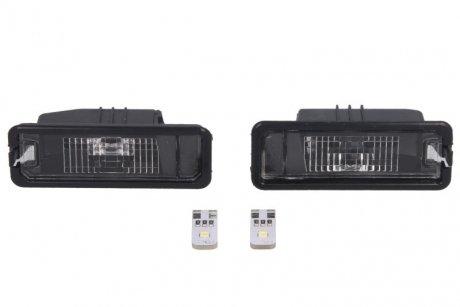 Фото автозапчасти подсветка номерного знака (LED, 2 шт.) PORSCHE CAYENNE II 92A/958; SEAT ALTEA, EXEO, IBIZA IV 6J, IBIZA IV 6P, IBIZA V 6F, LEON 1P, LEON 5F, TOLEDO IV KG3; SKODA SUPERB II 10.01- BLIC 5402-053-50-905LED