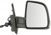 Наружное зеркало заднего вида права (механическое, выпуклое, хром, черный корпус) FIAT DOBLO II 02.10- BLIC 5402-07-046362P (фото 1)