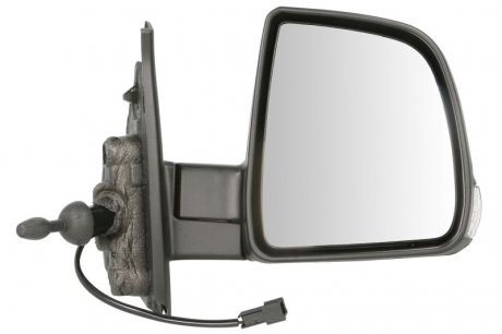 Зовнішнє дзеркало заднього виду права (механічне, опукле, загрунтоване) FIAT DOBLO 02.10-09.14 BLIC 540207046364P (фото 1)