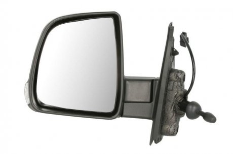 Зовнішнє дзеркало заднього виду лівий (механічне, опукле) FIAT DOBLO 02.10-09.14 BLIC 5402-07-046373P (фото 1)