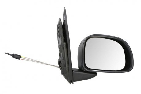 Наружное зеркало заднего вида права (механическое, выпуклое, с датчиком температуры, 2 контакта) FIAT PANDA 02.12- BLIC 5402-07-049368P (фото 1)