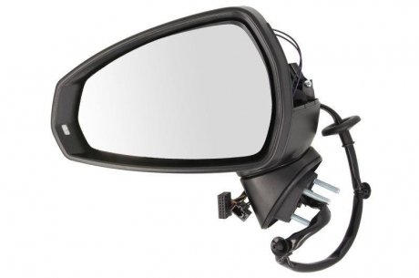 Зовнішнє дзеркало заднього виду лівий (електричне, асферичне, обігрів, хром, загрунтоване) AUDI A3 8V 04.12-05.20 BLIC 5402-25-2001021P (фото 1)