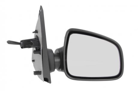 Боковое зеркало правое (механическое, выпуклое, хром) DACIA LOGAN II, SANDERO II 10.12- BLIC 5402-67-2001140P (фото 1)