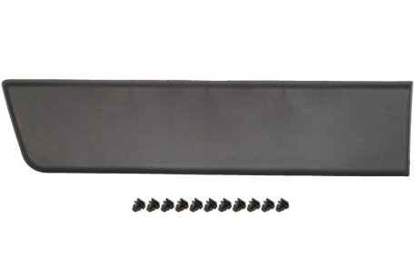 Накладка/молдинг боковая правая (задняя часть, темно-серый, длинная модель) FIAT DUCATO 07.06-08.14 BLIC 5703-04-2097580P (фото 1)