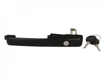 Ручка двери передняя левая (наружная, с ключами, с замком, черная,) Volkswagen PASSAT 02.88-10.93 BLIC 6010-01-008401PP