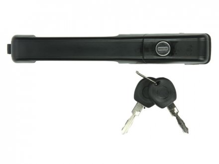 Ручка двери передняя правая (внешн, с ключами, с замком, черный,) Volkswagen PASSAT 02.88-10.93 BLIC 6010-01-008402P (фото 1)