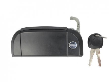 Ручка дверей передня лівий (зовнішн, з ключами, із замком, чорн,) Volkswagen TRANSPORTER 07.90-09.95 BLIC 6010-01-013401P (фото 1)