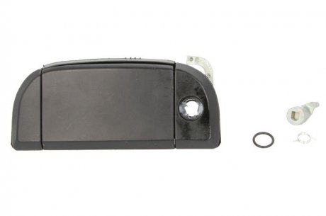 Ручка двери передняя левая (наружная, с отверстием для замка, черный,) Volkswagen TRANSPORTER 07.90-09.95 BLIC 6010-01-013415P