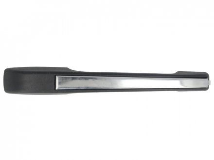 Ручка двери задняя левая (наружная, хром/черная,) Volkswagen GOLF, JETTA 08.83-07.92 BLIC 6010-01-016403P