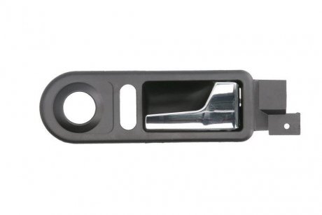 Ручка двери передняя правая (внутренняя, хром/черная,) Volkswagen BORA, GOLF 08.97-06.06 BLIC 6010-01-022408P (фото 1)
