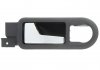 Ручка двери передняя левая (внутренняя, хром/черная,) Volkswagen BORA, GOLF IV 08.97-06.06 BLIC 6010-01-022409EP (фото 1)
