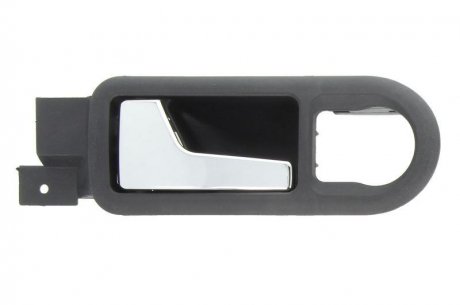 Ручка двери передняя левая (внутренняя, хром/черная,) Volkswagen BORA, GOLF IV 08.97-06.06 BLIC 6010-01-022409EP