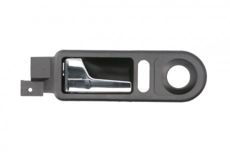 Ручка двери передняя левая (внутренняя, хром/черная,) Volkswagen BORA, GOLF 08.97-06.06 BLIC 6010-01-022409P