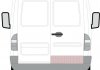 Ремонтна панель дверей задній права (внутрішня частина) MERCEDES SPRINTER; Volkswagen LT 01.95-07.06 BLIC 6015-00-3546172P (фото 2)