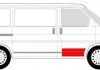 Фото автозапчастини ремонтна панель дверей передня права (обшивка, нижня частина, до 1-го ребра) Volkswagen TRANSPORTER 07.90-04.03 BLIC 6015-00-9558122P (фото 1)