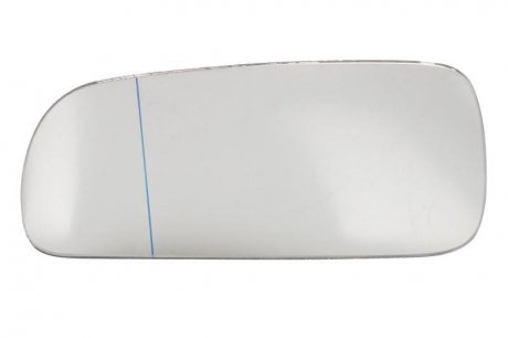 Скло дзеркала зовнішнього лівий (асферичне, блакитне) AUDI A3 8L, A4 B5, A6 C5, A8 D2 03.94-05.03 BLIC 6102-01-0190P (фото 1)