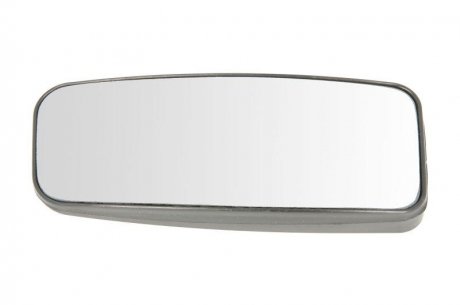Стекло зеркала наружного левая (нижн; выпуклое, хром, прямоугольное крепление) MERCEDES SPRINTER; Volkswagen CRAFTER 04.06-06.18 BLIC 6102-02-1213992P