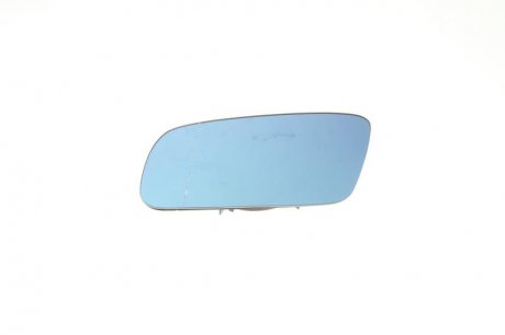 Скло дзеркала зовнішнього лівий (асферичне, обігрів, блакитне) AUDI A3 10.00-05.03 BLIC 6102-02-1223599P (фото 1)