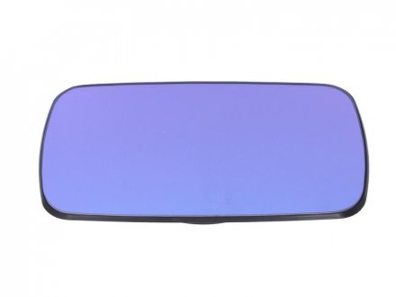 Скло дзеркала зовнішнього лівий (плоске, обігрів, блакитне) BMW 3, 5 12.87-09.00 BLIC 6102-02-1231284P