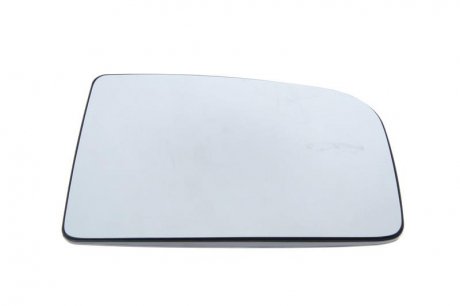 Стекло зеркала наружного левая (выпуклое, обогрев, хром, прямоугольное крепление) MERCEDES SPRINTER; Volkswagen CRAFTER 04.06-06.18 BLIC 6102-02-1231991P