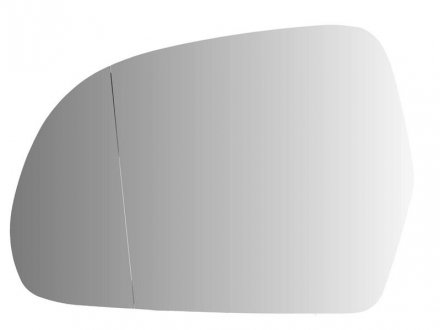 Скло дзеркала зовнішнього лівий (асферичне, обігрів) AUDI A3 8P, A4 B8, A5 8T, A6 C6, A8 D3, Q3 8U; SKODA OCTAVIA II, SUPERB II 10.02-07.18 BLIC 6102-02-1232593P (фото 1)