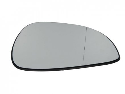 Стекло зеркала наружного левая (асферическое, обогрев) FORD FIESTA V 11.01-06.08 BLIC 6102-02-1271392P (фото 1)