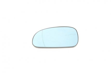 Стекло зеркала наружного левого (асферическое, обогрев, голубое) PEUGEOT 406 11.95-12.04 BLIC 6102-02-1271399P