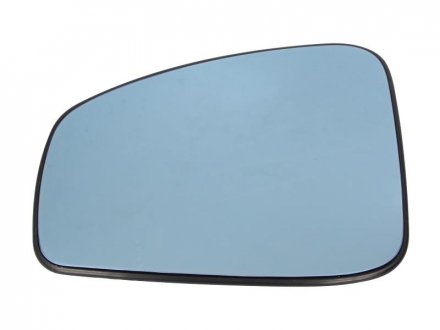 Стекло зеркала наружного левого (асферическое, обогрев, голубое) RENAULT LAGUNA 10.07-11.10 BLIC 6102-02-1281231P
