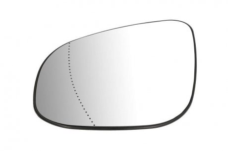 Стекло зеркала наружного левая (асферическое, хром) MERCEDES CITAN (415), CITAN MIXTO (415); RENAULT KANGOO, KANGOO EXPRESS 11.12- BLIC 6102-02-2001763P