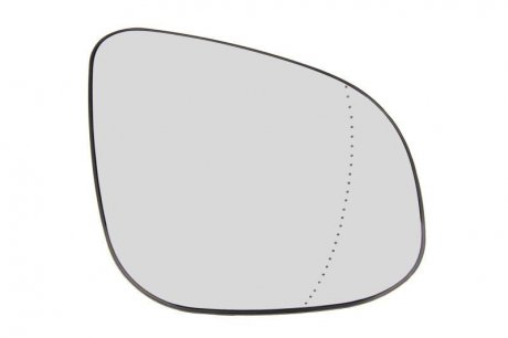 Стекло зеркала внешнего права (асферическое, обогрев, хром) MERCEDES CITAN; RENAULT KANGOO 11.12- BLIC 6102-02-2001766P