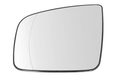 Стекло зеркала наружного левая (асферическое, обогрев, хром) MERCEDES VIANO 10.10-06.14 BLIC 6102-02-2001825P (фото 1)