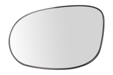 Стекло зеркала наружного левая (выпуклое, обогрев, хром) FORD KA 10.08-05.16 BLIC 6102-03-2001211P
