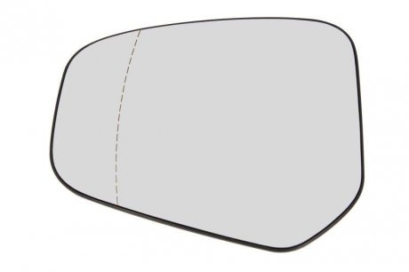Стекло зеркала наружного левая (асферическое, хром) FORD TRANSIT/TOURNEO COURIER 02.14- BLIC 6102-03-2001279P (фото 1)